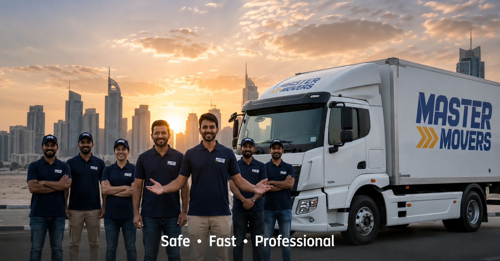 Mastermovers UAE Team & Truck